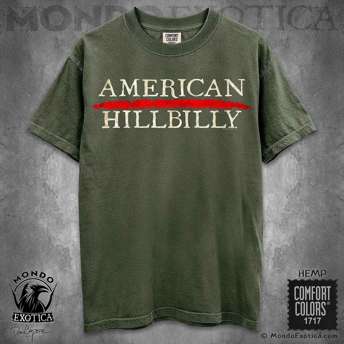 American Hillbilly T-Shirt featuring country pride artwork by Don Capone
