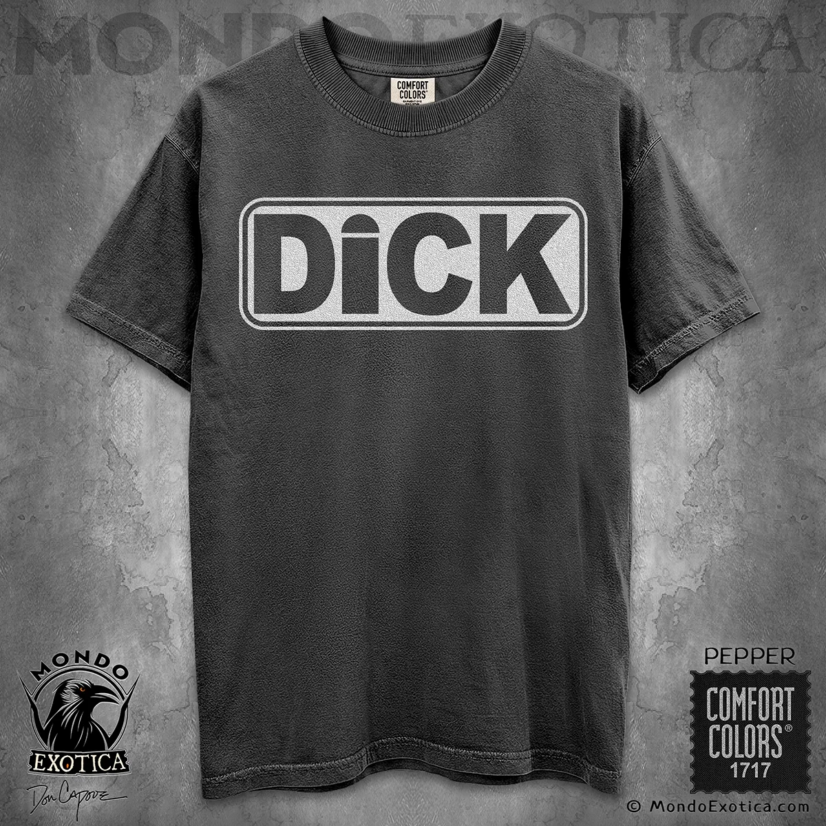 Bold Dick T-Shirt featuring minimalist adult humor artwork by Don Capone