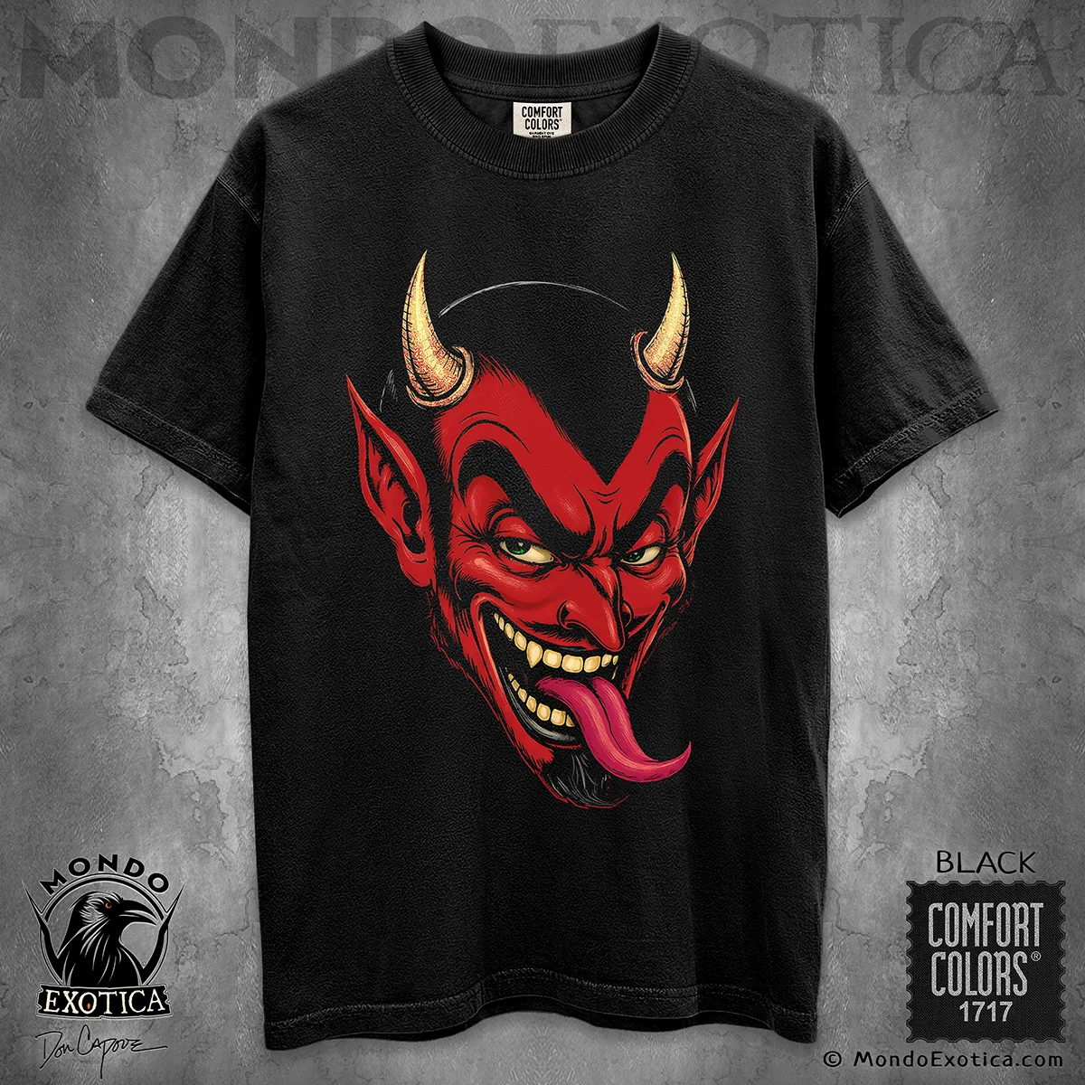 Retro Devil T-Shirt featuring vintage-inspired hot rod devil artwork