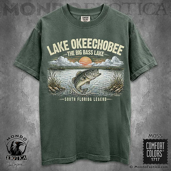Lake Okeechobee Bass Fishing T-Shirt