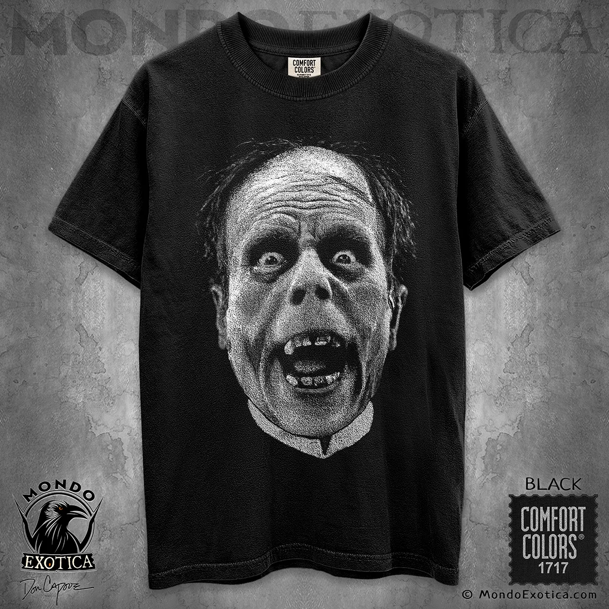 Phantom of the Opera T-Shirt featuring Lon Chaney as the Phantom from the 1925 silent horror film