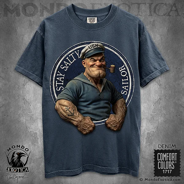 Stay Salty Sailor USN Navy T-Shirt