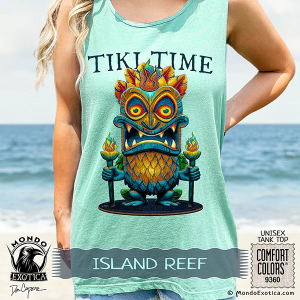 Tiki Time Tank Top T-Shirt