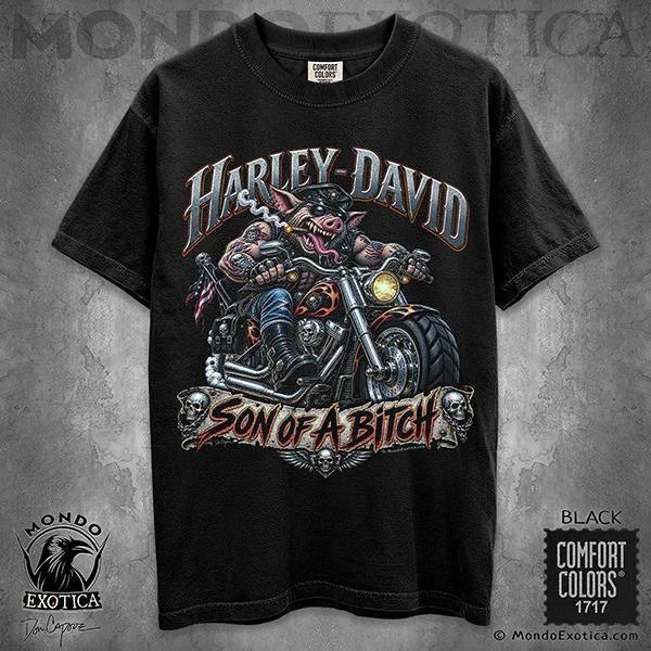 Harley Davidson Harley David Son Of A Bitch Biker T-Shirt