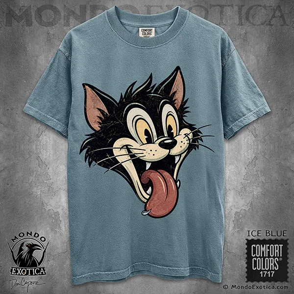 Rockabilly Retro Cat T-Shirt 